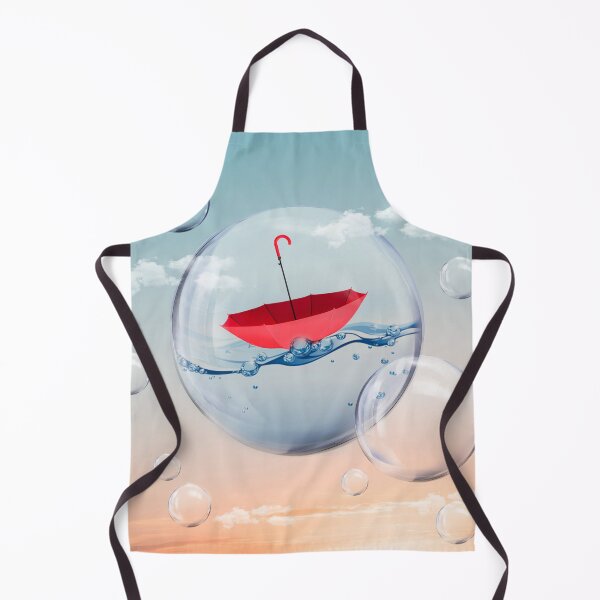 Item preview, Red Umbrella Drifting in a Bubble designed and sold by Vin Zzep.