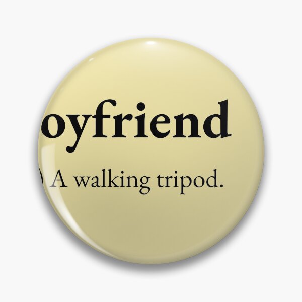 Item preview, A Boyfriend is a walking tripod. designed and sold by JokersFactory.