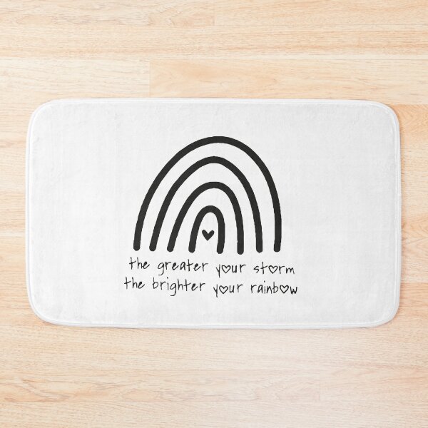 Item preview, The greater your storm the brighter your rainbow Ivf IUI Infertile Transfer Day Gift designed and sold by Wzoune.