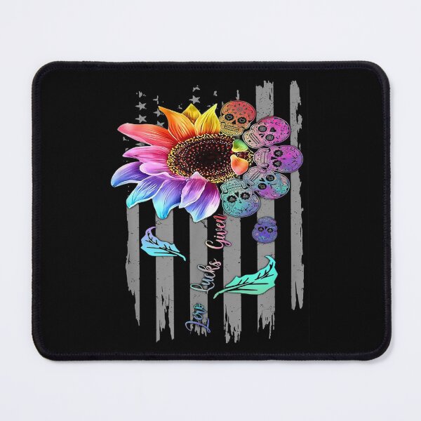 Item preview, Zero Lucks Given-funny Sunflower skull design designed and sold by BRtisticDesigns.