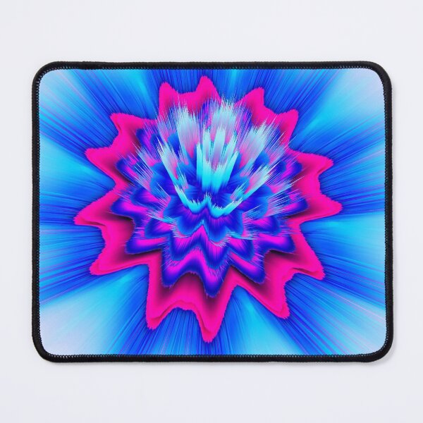 Item preview, Abstract Blue & Pink 2D Fractal Flower designed and sold by SXW Designs.