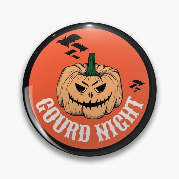 Item preview, Scary Pumpkin wishing you Gourd Night - Happy Halloween designed and sold by IrinchiDE.
