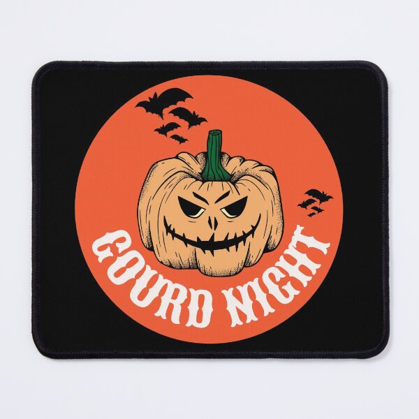 Item preview, Scary Pumpkin wishing you Gourd Night - Happy Halloween designed and sold by IrinchiDE.