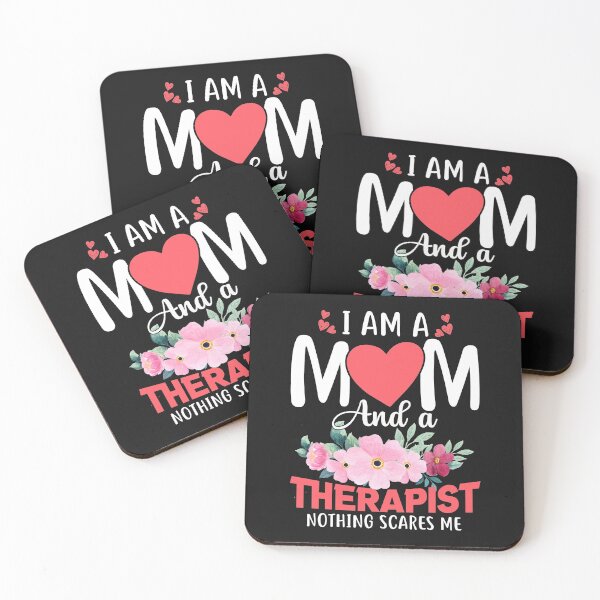 Item preview, i'am a mom and a therapist nothing scares me designed and sold by manardesign.