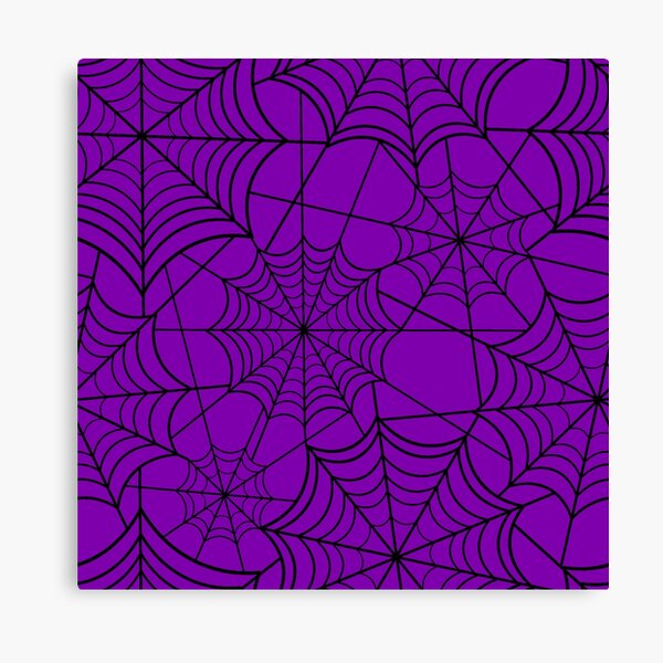 Item preview, halloween purple spider web  designed and sold by Gossip Rag.