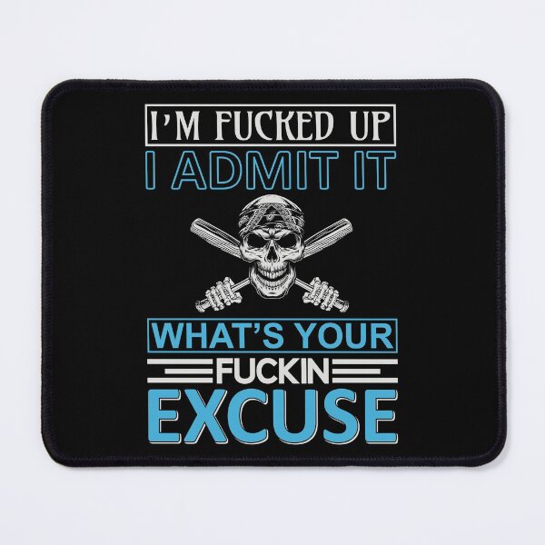 Item preview, I'm Fucked Up, I Admit It-funny gift idea for adults designed and sold by BRtisticDesigns.