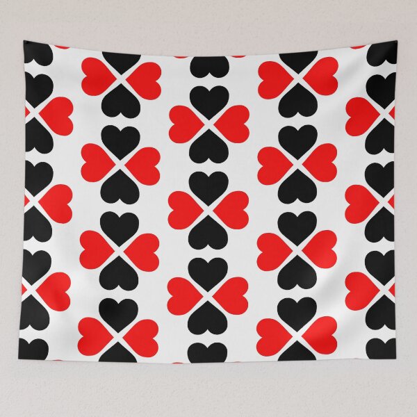 Item preview, Black Red Hearts designed and sold by andrewalcock.