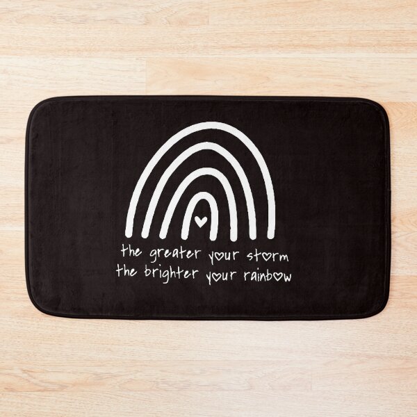 Item preview, The greater your storm the brighter your rainbow Ivf IUI Infertile Transfer Day Gift designed and sold by Wzoune.