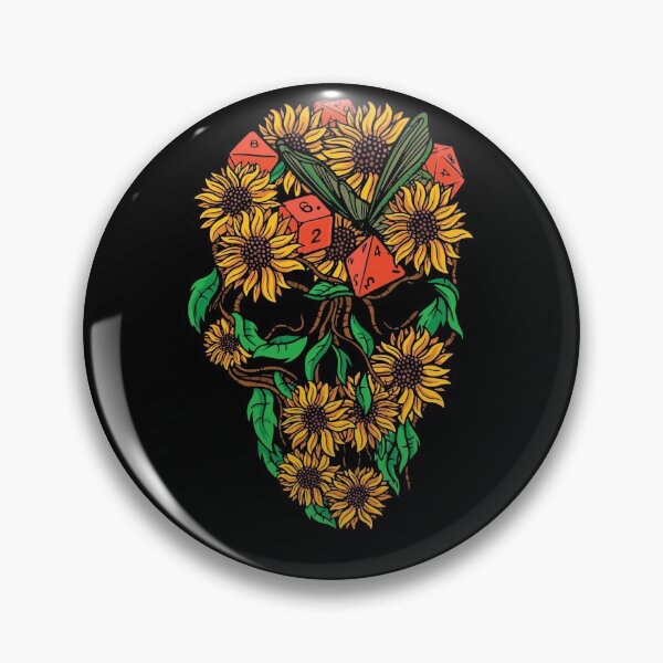 Item preview, Sunflower Skull  designed and sold by Souad1.