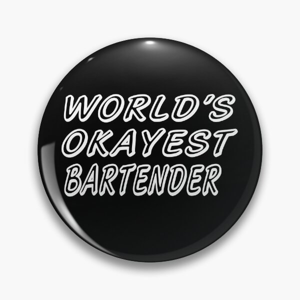 Item preview, WORLD'S OKAYEST BARTENDER designed and sold by T-shirtgallery.