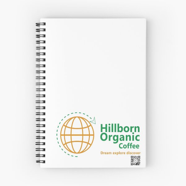 Item preview, Hillborn Organic Coffee Design V5 - QR Code Added designed and sold by NexusArts.