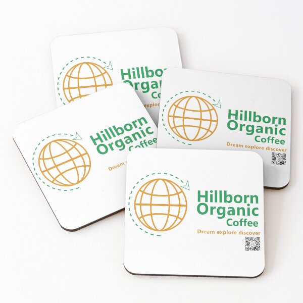Item preview, Hillborn Organic Coffee Design V5 - QR Code Added designed and sold by NexusArts.