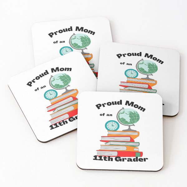 Item preview, proud mom of an 11th grader, books and globe graphic designed and sold by Jessi-Sketches.