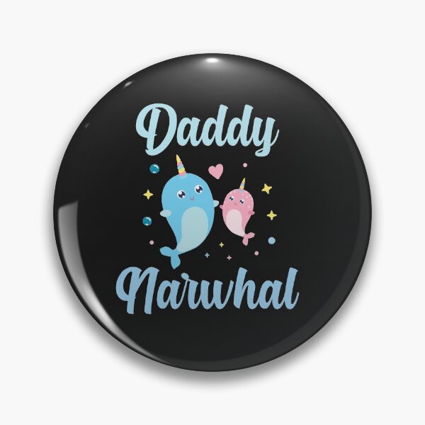 Item preview, Daddy Narwhal For Men Fathers. Cute Unicorn Fish Whale designed and sold by AEOPIN.