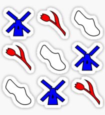 Typical Dutch Icons Sticker
