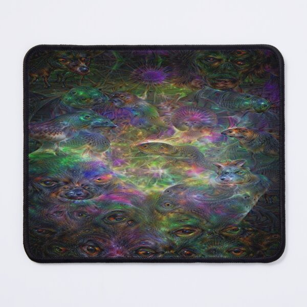 Item preview, Psychedelic Colorful Deep Dream Animals  designed and sold by starcraft542.