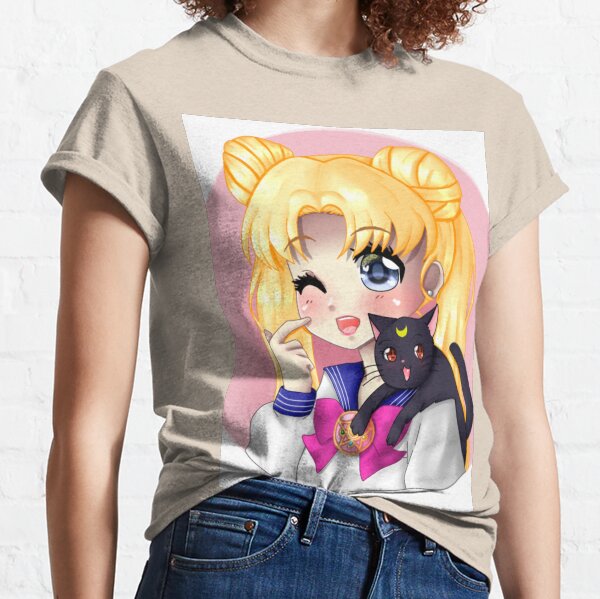 sailor moon luna t shirt