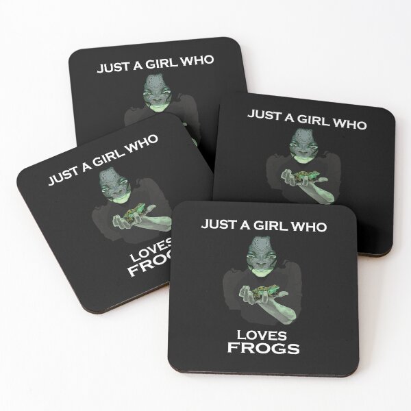 Item preview, Just A Girl Who Loves Frogs designed and sold by FreeMood.