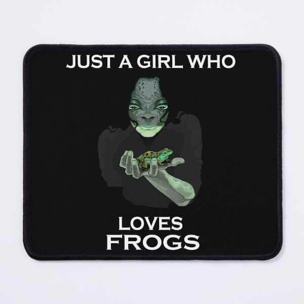 Item preview, Just A Girl Who Loves Frogs designed and sold by FreeMood.