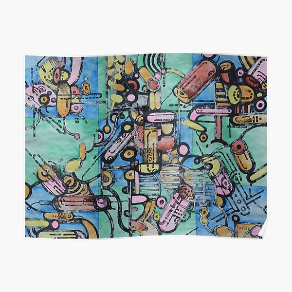 "Bounce Fee (Watercolor Painting)" Poster for Sale by Kreieart Redbubble