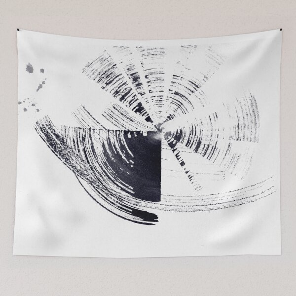 Item preview, ink explorations (152) - abstract black india ink painting designed and sold by expl-rations.