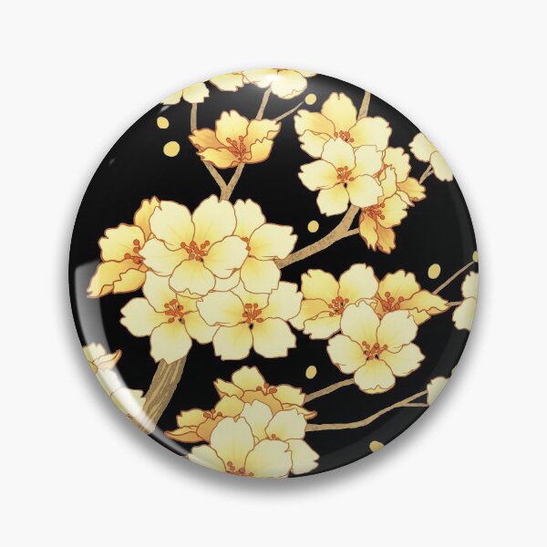 Item preview, Falling Yellow Sakura Cherry Blossom designed and sold by arterialmotive.
