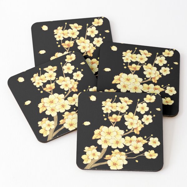 Item preview, Falling Yellow Sakura Cherry Blossom designed and sold by arterialmotive.