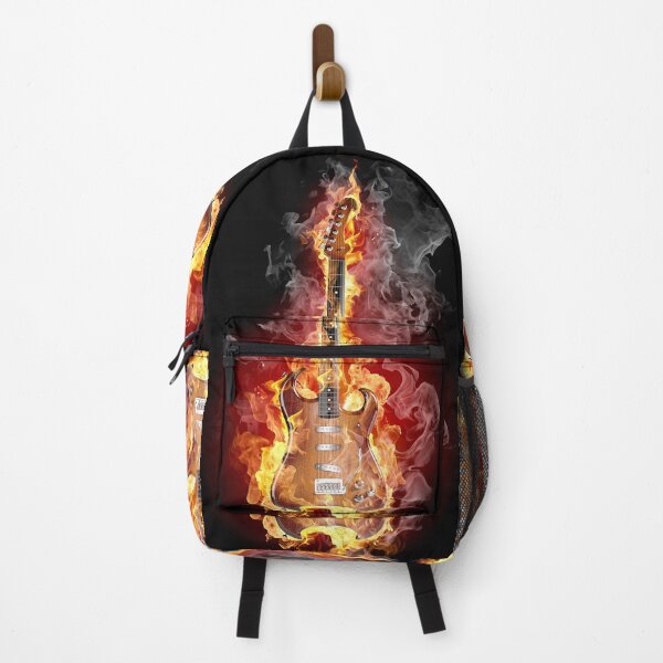 Item preview, guitar on fire designed and sold by Karine Dupras.