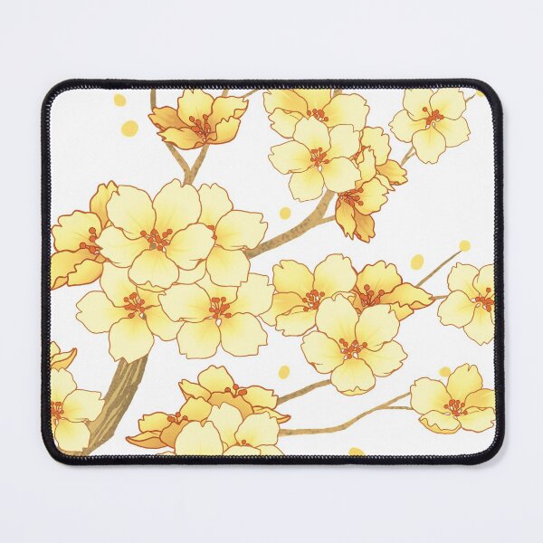 Item preview, Falling Yellow Sakura Cherry Blossom designed and sold by arterialmotive.