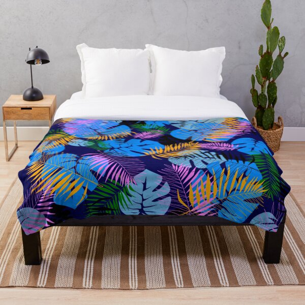 Item preview, Blue hues botanical pattern designed and sold by Alyona Judina.