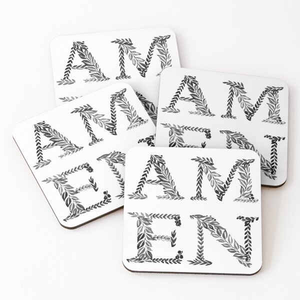 Item preview, Amen black designed and sold by Rachel Dash-Williams Creative.