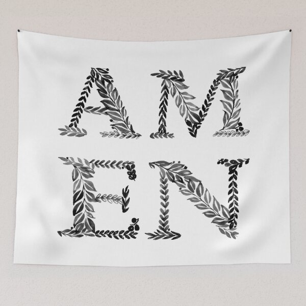 Item preview, Amen black designed and sold by Rachel Dash-Williams Creative.