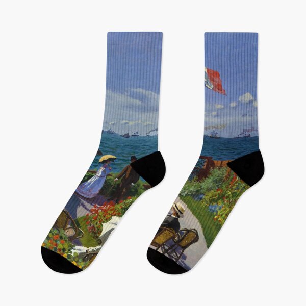 Item preview, Garden at Sainte-Adresse by Claude Monet (1867) designed and sold by allhistory.