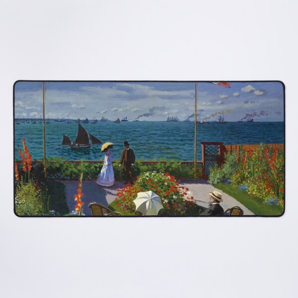 Item preview, Garden at Sainte-Adresse by Claude Monet (1867) designed and sold by allhistory.