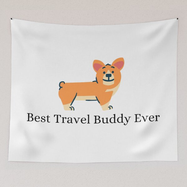 Item preview, Best Travel Buddy Ever designed and sold by Lucy-Goosey-.