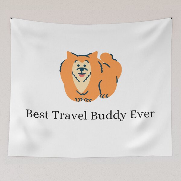 Item preview, Best Travel Buddy Ever designed and sold by Lucy-Goosey-.