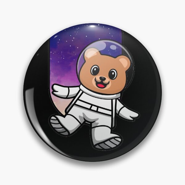Item preview, Astronaut tiddy bear in the space designed and sold by redblackline.