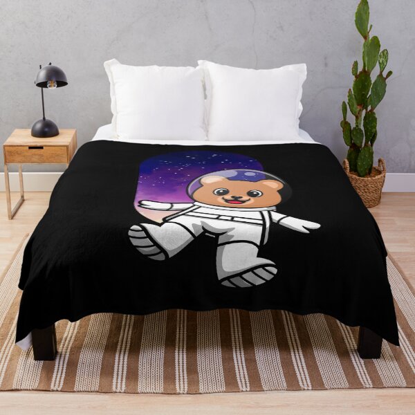 Item preview, Astronaut tiddy bear in the space designed and sold by redblackline.