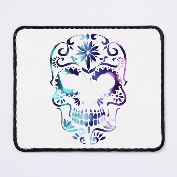 Item preview, skull face blue designed and sold by Marketmg.
