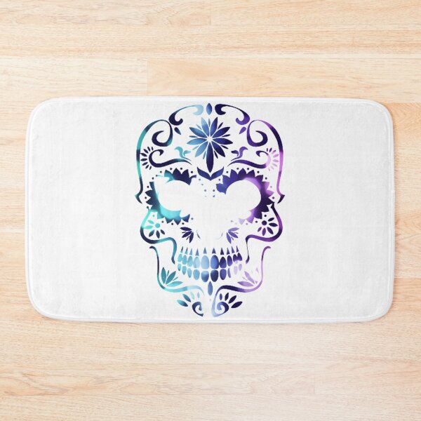 Item preview, skull face blue designed and sold by Marketmg.