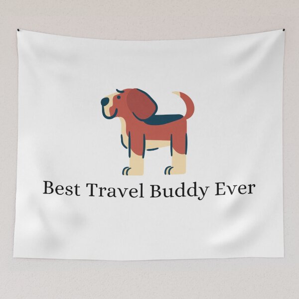 Item preview, Best Travel Buddy Ever designed and sold by Lucy-Goosey-.