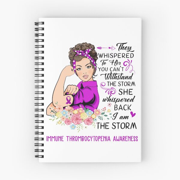 Item preview, I AM THE STORM IMMUNE THROMBOCYTOPENIA AWARENESS designed and sold by Brad-FI.