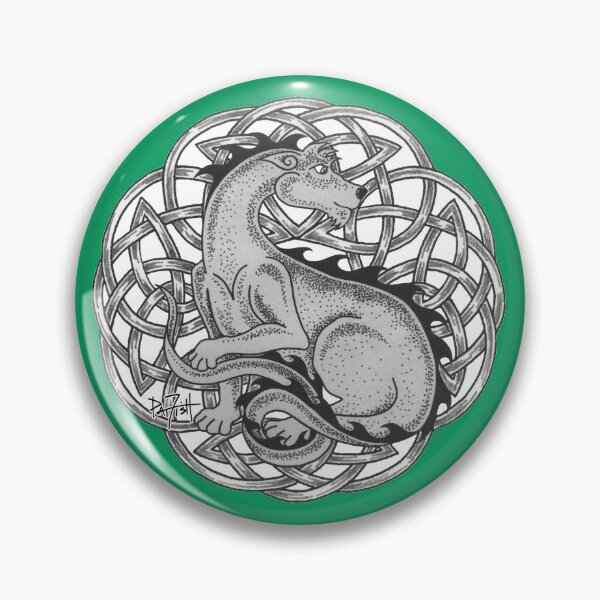 Item preview, Irish Wolfhound Dragon designed and sold by Pat Fish.