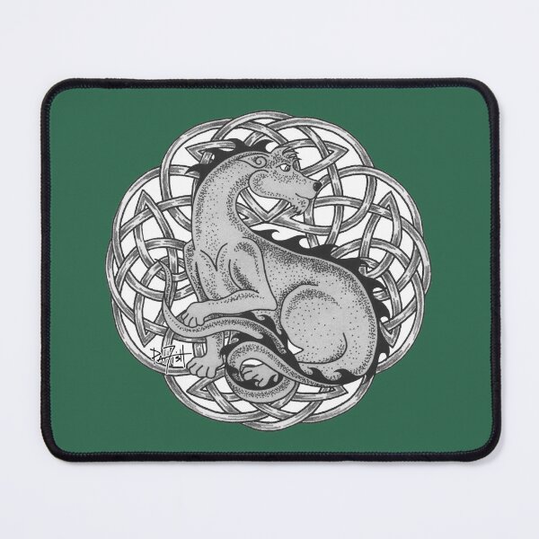 Item preview, Irish Wolfhound Dragon designed and sold by Pat Fish.