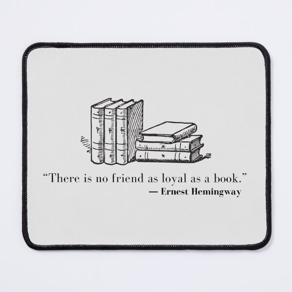Item preview, Ernest Hemingway Book Quote designed and sold by BeaserHive.