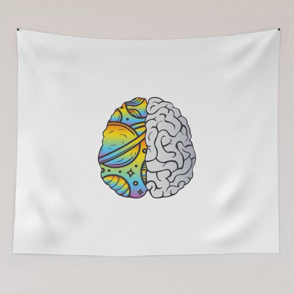 Item preview, Armed With Knowledge Colorful Galaxy Brain designed and sold by TH3--DESIGNER.