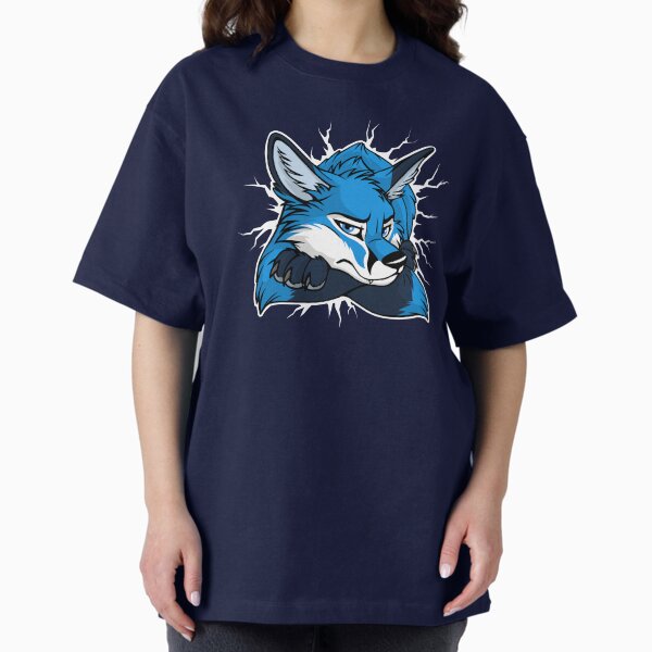 Item preview, STUCK Blue Fox / Fuchs (white cracks) designed and sold by The Art of TaniDaReal.