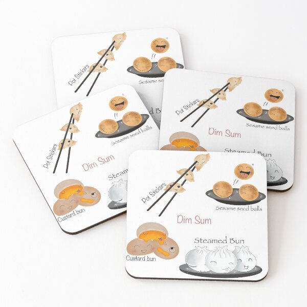 Item preview, Dimsum funny sticker pack designed and sold by Shanuarts.