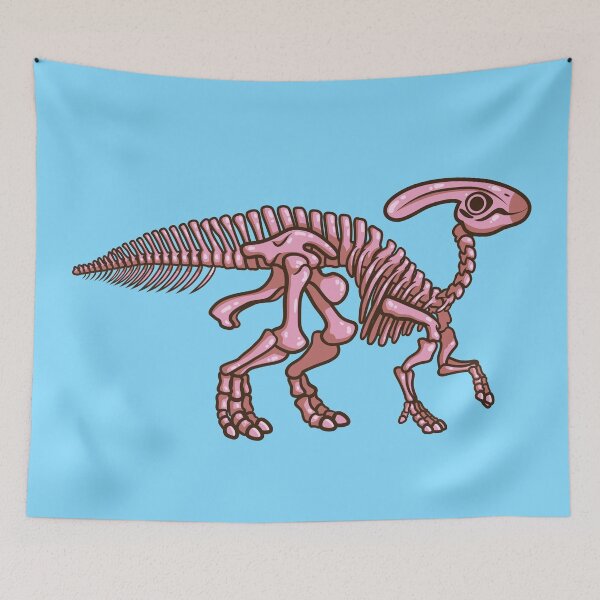 Item preview, Pink Parasaurolophus Skeleton designed and sold by Jennifer-Smith.