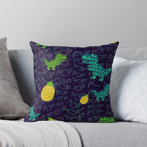 Item preview, Pineapple Dinosaur Popit Print Pattern designed and sold by Blobertinka.